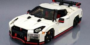 Игрушечный Nissan GT-R Nismo воссоздали из кубиков Lego