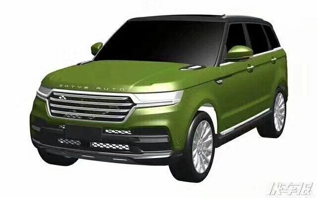 Zotye выпустит еще один автомобиль в стиле Range Rover