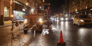На дорогах Москвы появится голубая разметка
