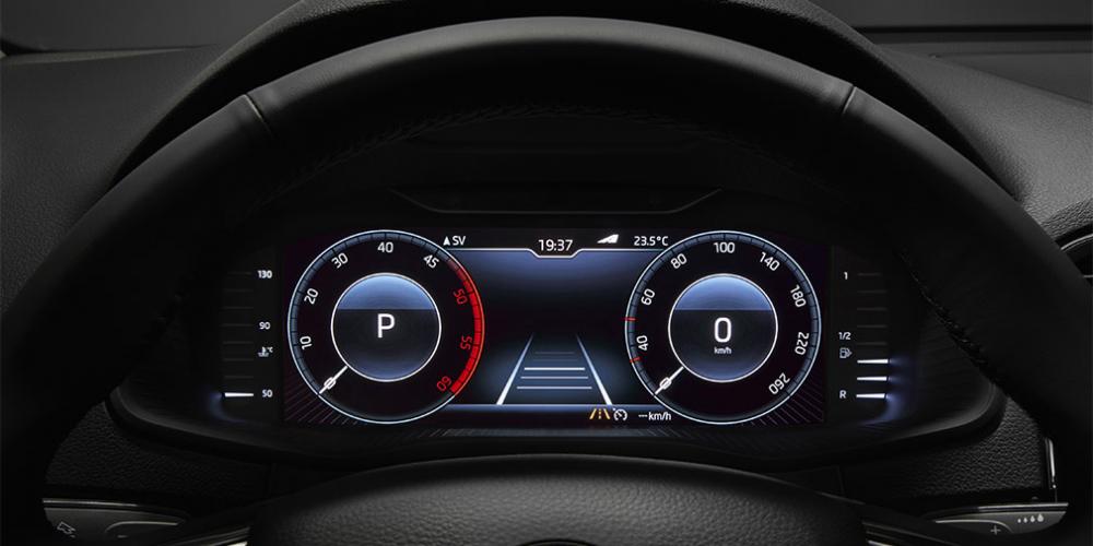 Skoda Karoq получит настраиваемую цифровую приборную панель

