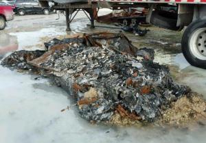 В США выставили на аукцион Corvette в виде кучки пепла