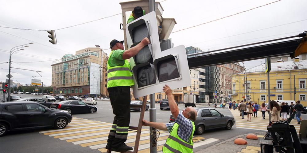 В Москве появятся «умные» светофоры