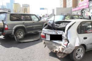 Массовое ДТП в Астане с автобусом: Пострадало около 10 автомобилей