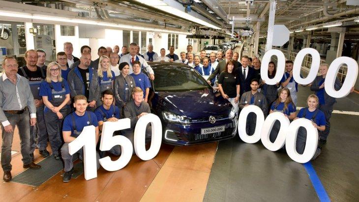 С конвейера сошёл 150-миллионный автомобиль Volkswagen