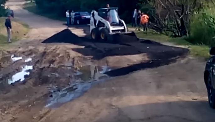 В Иркутской области каток переехал пенсионерку