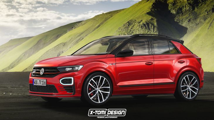 Спортивный кроссовер VW T-Roc GTI: первые изображения
