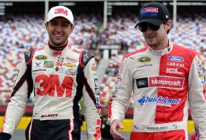 Этап Формулы 1 в Спа посетили раллисты и гонщики NASCAR