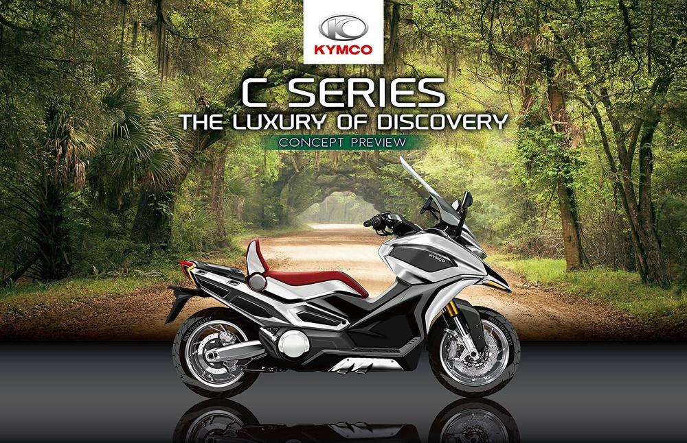 Концепт туристического скутера Kymco C Series