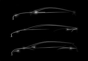 Стартап Detroit Electric показал силуэты трех будущих электромобилей