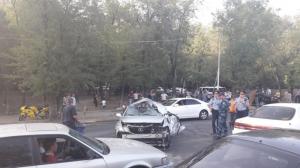 Крупное ДТП произошло в Айнабулаке, двое – в тяжелом состоянии