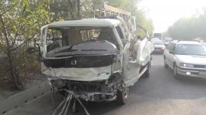 Крупное ДТП произошло в Айнабулаке, двое – в тяжелом состоянии