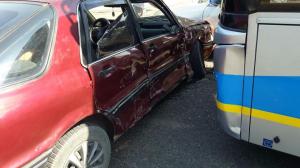 В Алматы при ДТП с пассажирским автобусом пострадал ребенок