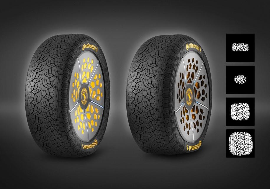 Continental научит шины менять форму