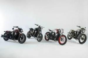 В Бруклине представила 3 кастом-байка Indian Scout Bobber