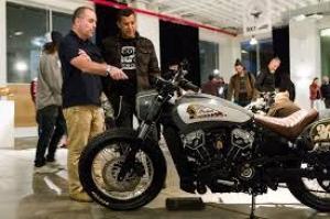 В Бруклине представила 3 кастом-байка Indian Scout Bobber