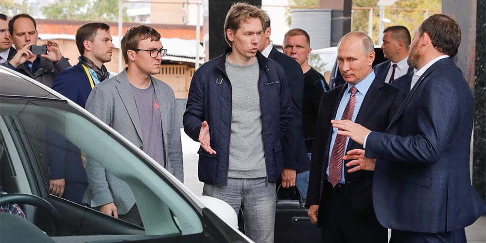 «Яндекс» показал Путину езду беспилотного автомобиля