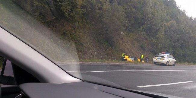 В Украине разбили спортивный Lotus Elise