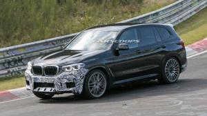 «Заряженный» BMW X3 M замечен на Нюрбургринге