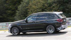 «Заряженный» BMW X3 M замечен на Нюрбургринге