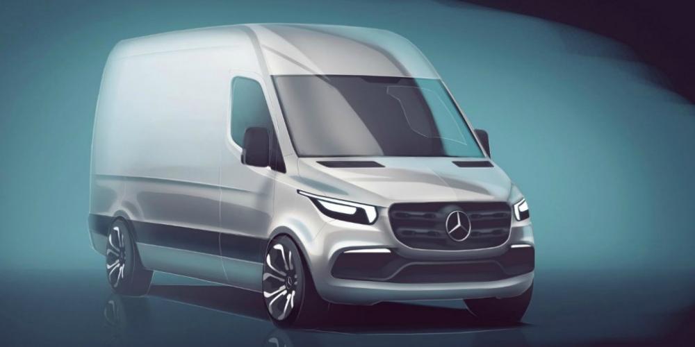 Mercedes показал внешность нового Sprinter


