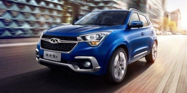 Chery выводит на рынок новый кроссовер Tiggo 5x