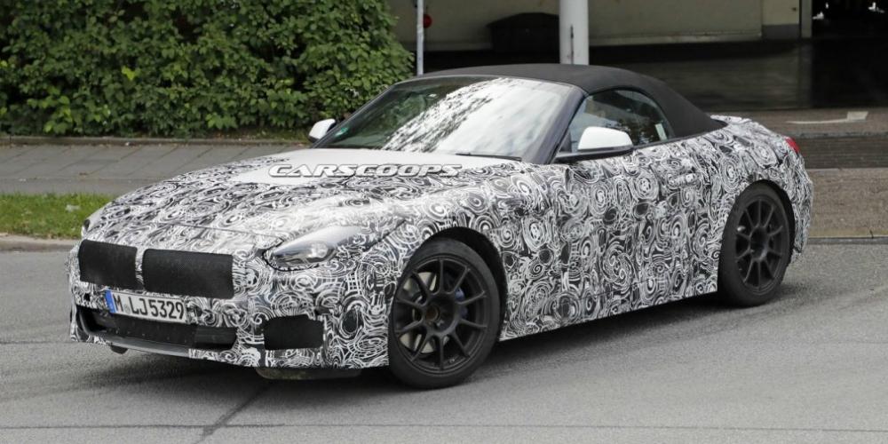 Новый родстер BMW Z4 сфотографировали с серийным кузовом

