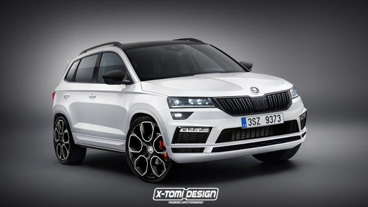 «Заряженный» Skoda Karoq RS может оказаться гибридом