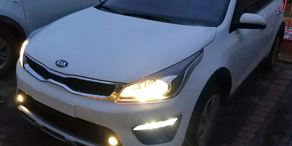 Опубликованы первые изображения вседорожного Kia Rio для России


