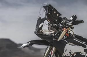 Раллийный мотоцикл KTM 450 Rally в черном цвете