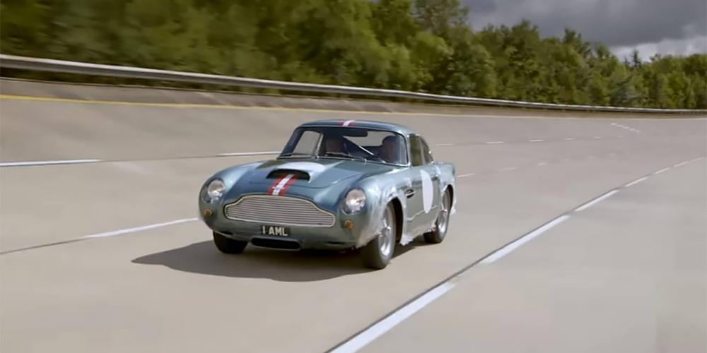 Aston Martin испытал на треке возрожденный классический спорткар