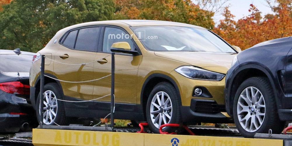 Серийный кроссовер BMW X2 заметили без камуфляжа