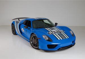 Porsche 918 Spyder уникального цвета пустят с молотка