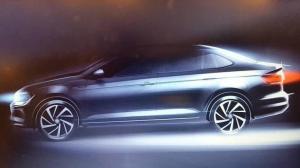 Новый Volkswagen Virtus показался на дизайнерском скетче