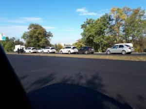 Сразу два патрульных кроссовера Mitsubishi Outlander попали в ДТП