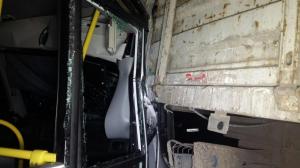В Алматы столкнулись манипулятор и автобус