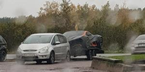 Первый украинский суперкар Himera Q заметили в Латвии

