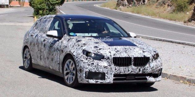 Новый BMW 1-Series проходит тесты в серийном кузове