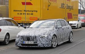 Новый хот-хэтч Mercedes-AMG A45 замечен на дорожных тестах