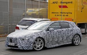 Новый хот-хэтч Mercedes-AMG A45 замечен на дорожных тестах
