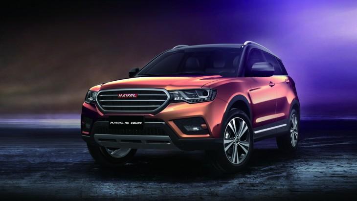 Названы рублёвые цены кроссовера Haval H6 Coupe