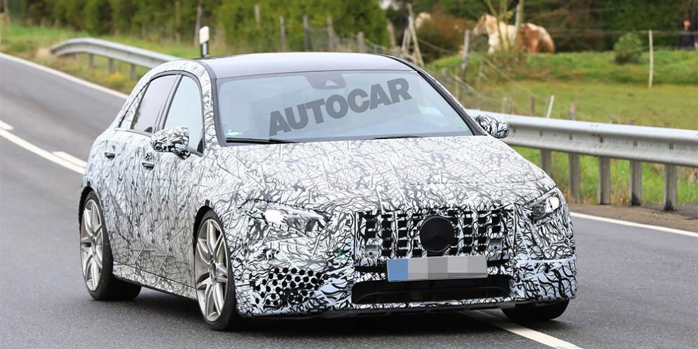 AMG-версию нового Mercedes-Benz A-Class впервые заметили на тестах

