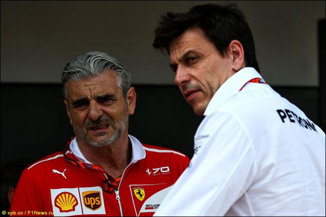 Тото Вольфф: Mercedes не оказывает помощь Ferrari