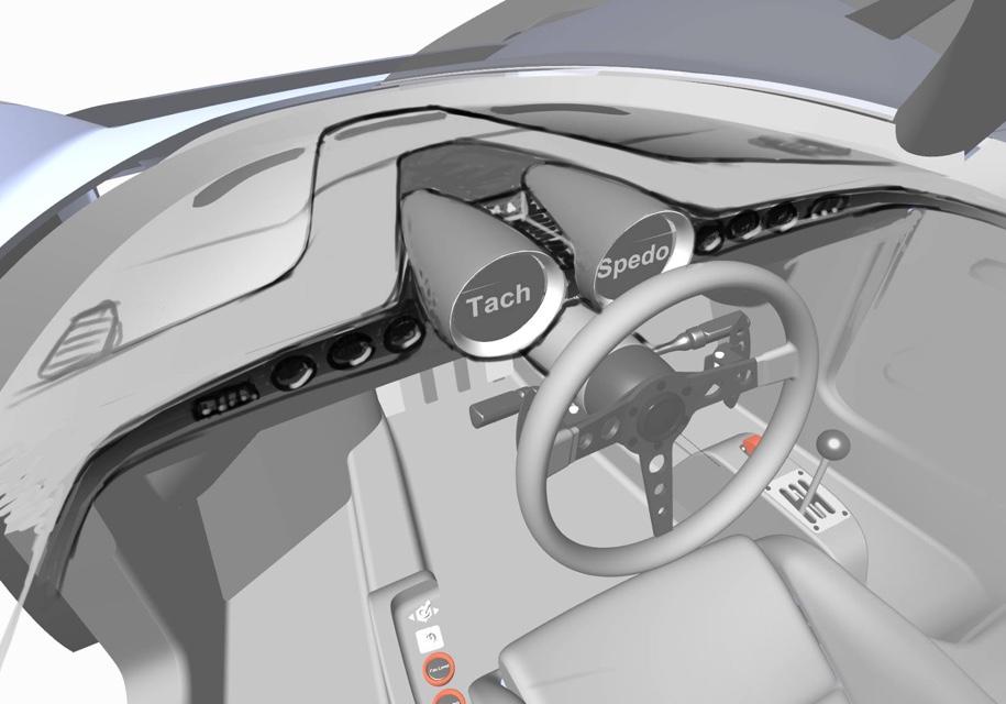 Интерьер нового спорткара SCG сделают в стиле McLaren F1