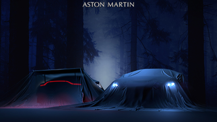 Новый Aston Martin Vantage: официальное фото под покрывалом