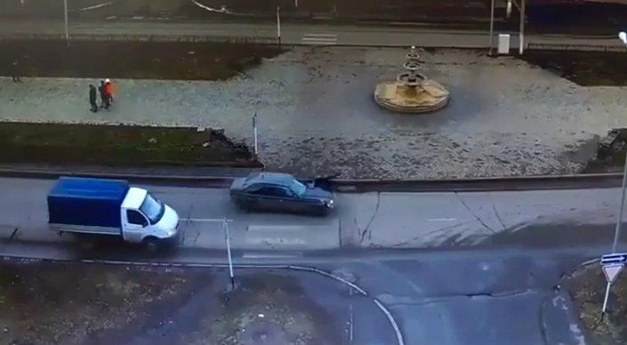 Шокирующее видео ДТП в Шахтинске: виновника поймали благодаря соцсетям