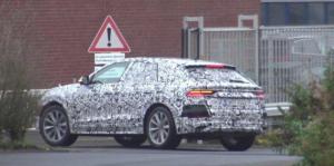 Кроссовер Audi Q8 2018 засняли на видео