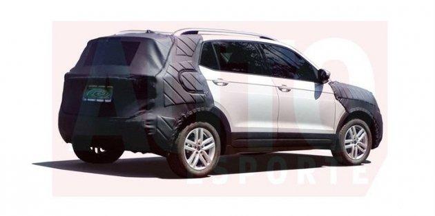 Новый кроссовер Volkswagen дебютировал на шпионском фото