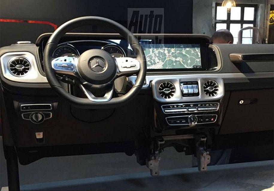 Новый Mercedes-Benz G-Class: фотографии интерьера