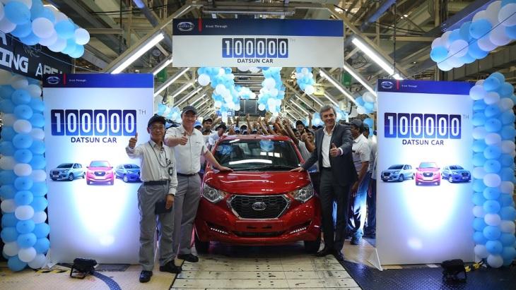 Компания Datsun выпустила 100-тысячный автомобиль в Индии