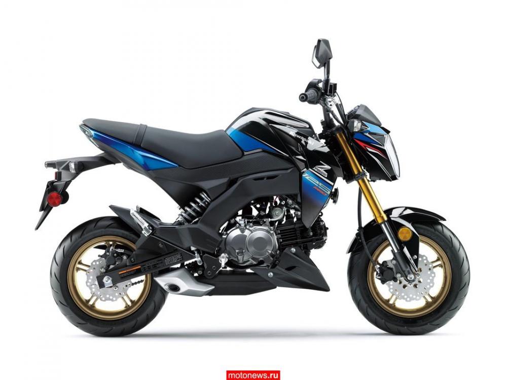Мотоциклы Kawasaki Ninja 125 и Kawasaki Z125 представят в следующем году